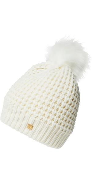 2025 Helly Hansen Womens Snowfall Beanie Hat 67407 - Off White